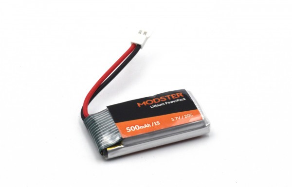 350215 / MD12018 MODSTER Switch: Lipo-Akku 1S 3,7V 500mAh Micro Molex