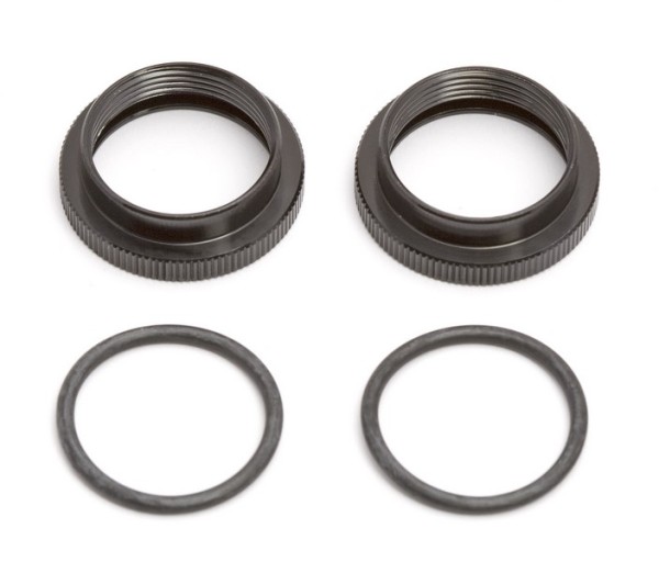 89057 Asso RC8 Threaded Shock Collars with O Rings