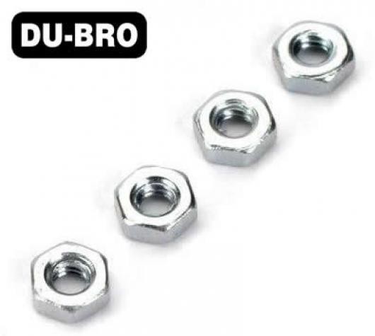 2105 DUBRO 3mm Hex Nuts (4)
