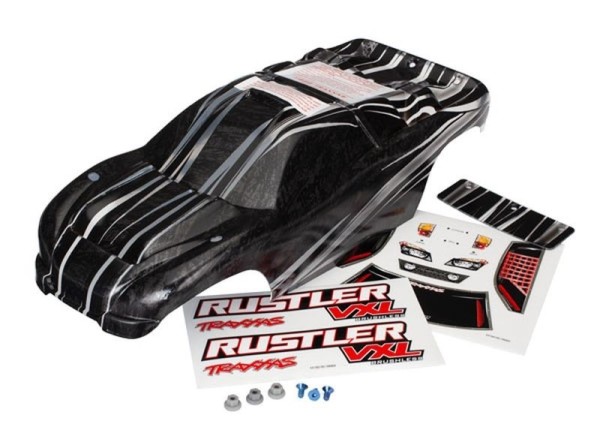 3719 Traxxas Karosserie Rustler VXL 2WD Pro-Grafix Teillackiert