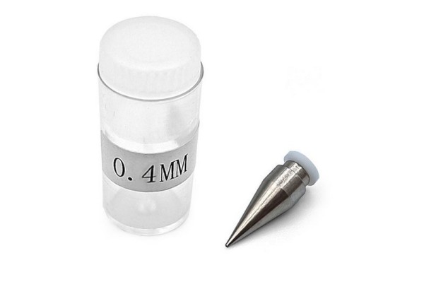 Bittydesign Cone Nozzle thread-free std. 0,4mm for Michelangelo bottle-feed airbrush dual-action