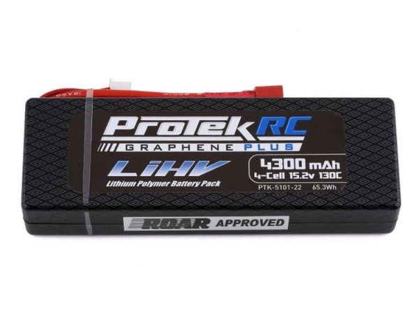 ProTek RC 4S 15.2V/4300mAh 130C Low IR Si-Graphene