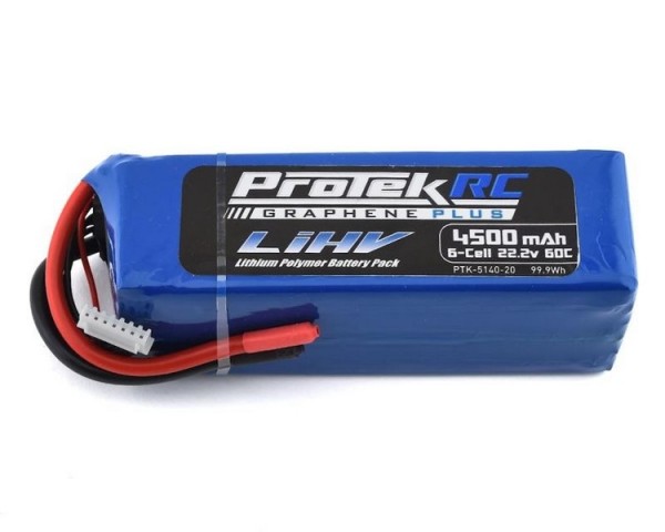 ProTek RC 6S 22.2V/4500mAh 60C Si-Graphene HV LiPo