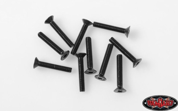 RC4WD Steel Flat Head Socket Cap Screws M3 x 18mm