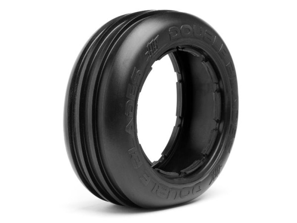 67967 HB DOUBLE BLADES TIRE (Blue/Baja 5B/Front/2p