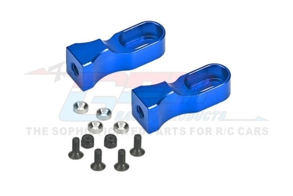 GPM Aluminium Servobefestigung blau Tamiya TT01