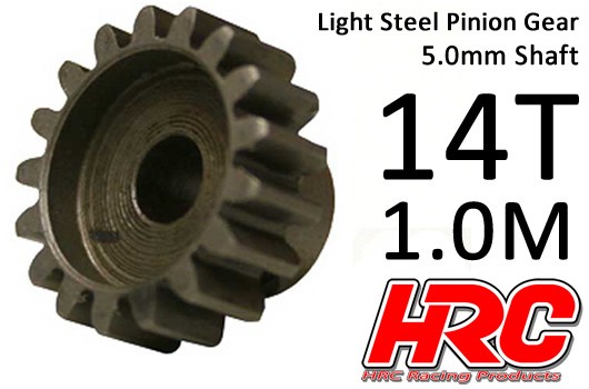 HRC71014 Motorritzel Stahl 14 Z Modul 1 / 5mm