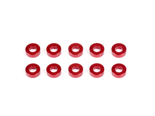 INFINITY ALUMINUM WASHER 3x6x2.0mm (Red/10pcs)