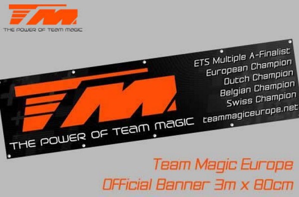 TM-B-6 Banner Team Magic TM Logo 300 x 80cm