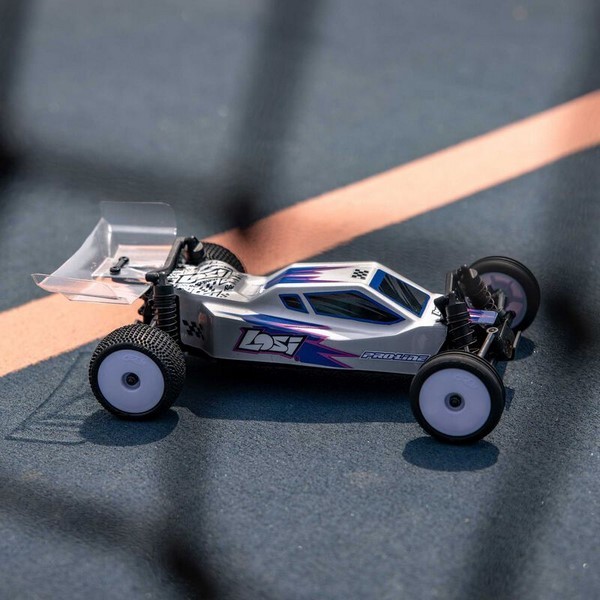 Losi Micro-B 2WD 1/24 Micro Buggy RTR Silber - 100% alles dabei...