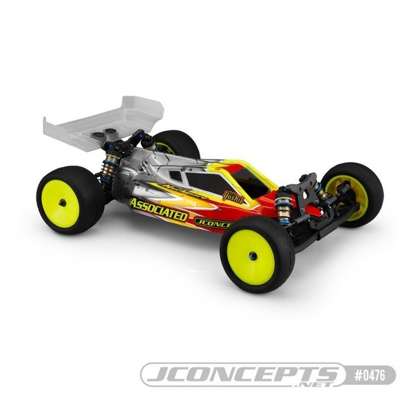 JConcepts P2 - B6.4 B6.4D Karosserie mit carpet turf Heckflügel