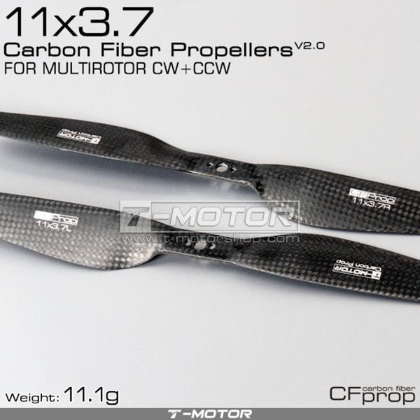 T-Motor Carbon Fiber Prop CW & CCW 11 x 3.7