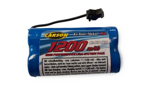 Carson 7,4V/1200mAh LiION Bella Luisa JST HBX