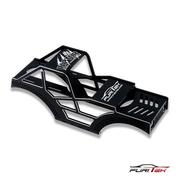 FURITEK RAPTOR ALUMINIUM FRAME KIT SCX24 CRAWLERS - Schwarz