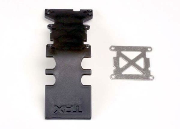 4938 Traxxas Skid Plate Rear plastic (black)