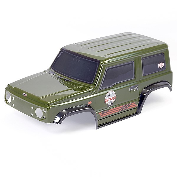 FTX OUTBACK 3 PASO PVC PAINTED BODY - GREEN 1/24