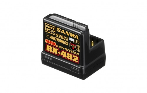 Sanwa RX-482 Empfänger 4-Kanal FHSS-4 / SSR / SSL