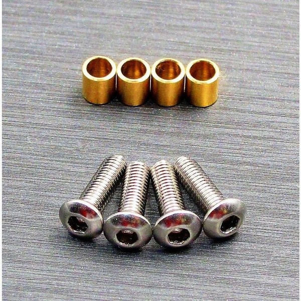 SAMIX SCX10-3 brass knuckle busings set (include 4