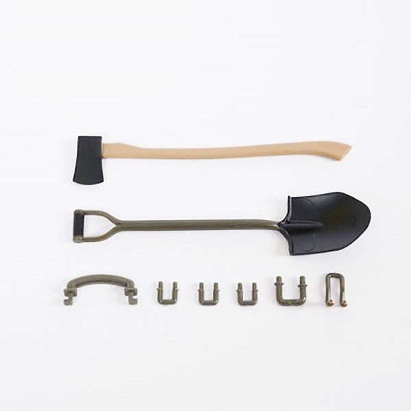 ROC 1:12 1941 WILLYS MB AXE AND SHOVEL SET
