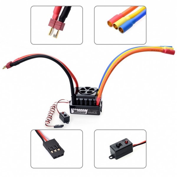 SP-ZT-100004-01 120A Geschwindigkeitsregler ESC für 1/8 Automodelle LiPo:2-6S NiMh 4-18S