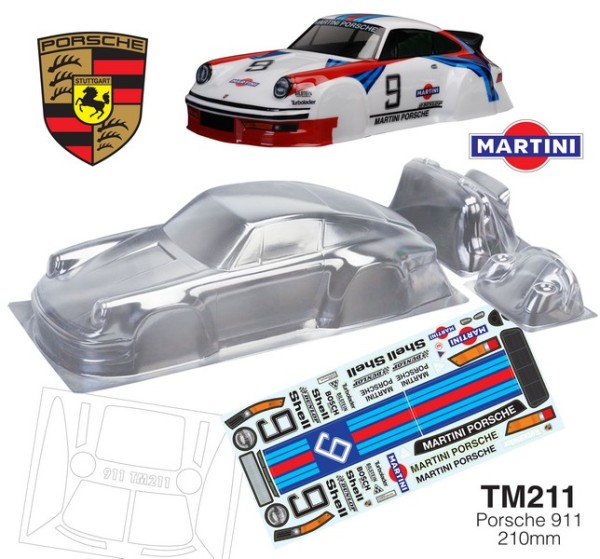 TeamC 1/10 911 M-CHASSIS Karosserie 210mm