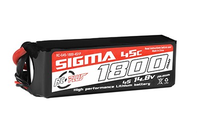RC Plus Li-Po Batterypack Sigma 45C 1800mAh 14.8V