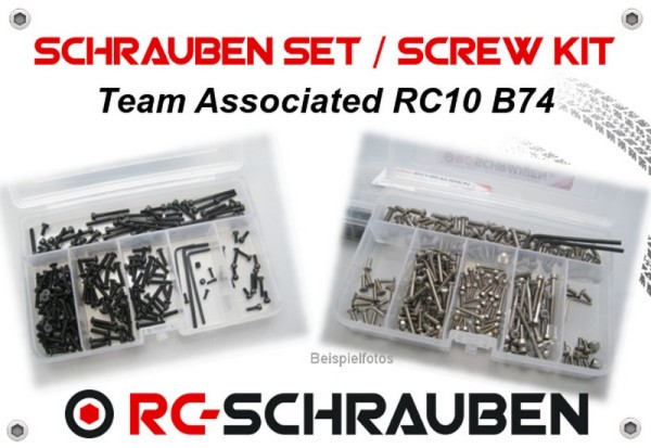 Schrauben Set Team Associated RC10 B74 Edelstahl