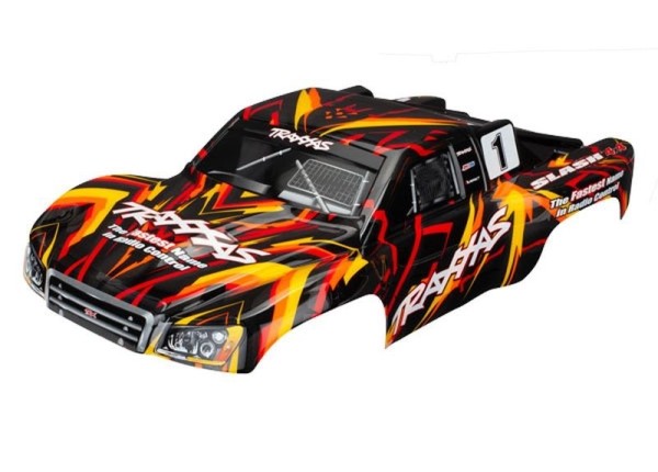 6816 Traxxas Karosserie Slash 4X4 orange Body