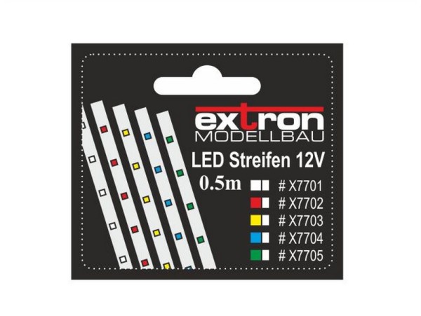 X7704 Extron LED Streifen 8 -12V blau (0.5m)