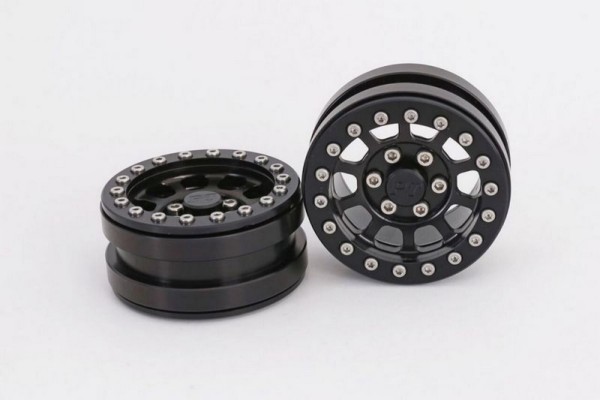 ABMT2040BB Beadlock Wheels PT-Royalty Black/Black