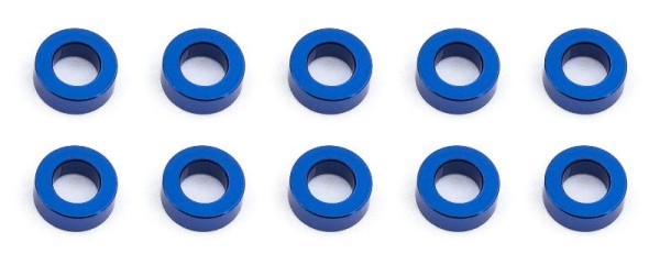 31383 Asso Ballstud Washers 5.5x2.0 mm blue alu