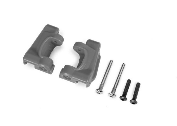 9135-GRAY Traxxas Caster-Blocks Links/Rechts Grau Bandit, Drag Slash