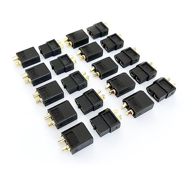 XT-60 CONNECTOR (MALE/FEMALE) 10 PCK BLACK