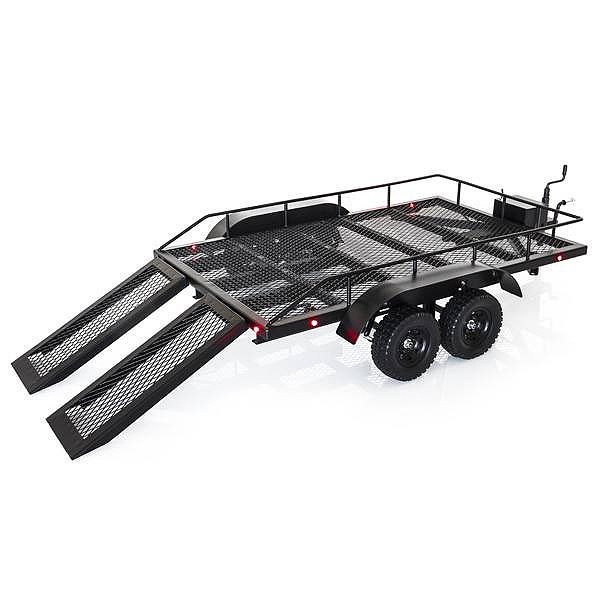 FASTRAX SCALE DUAL AXLE TRUCK CAR TRAILER w/RAMPS