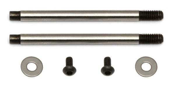 91616 Asso FT 3x21 mm Shock Shafts (V2) Chrome