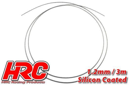 HRC31271B12 Stahlseil 1.2mm Silicone Coated soft