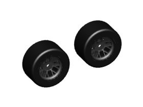 FGX-118 Front Wheel & RIDE Tyre Set FGX EVO (2pcs)