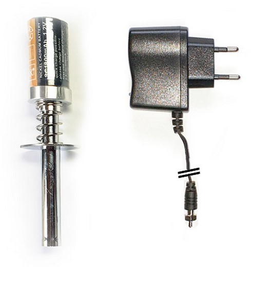 Nitro 1,2 V 1800mAh Glühkerze Starter Zünder USB-Ladegerät für Rc Auto Cy