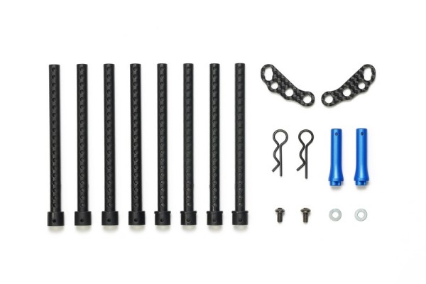 22085 Tamiya TA08R Reinforced Rear Body Mount Set