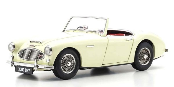 Kyosho 1:18 Austin Healey 3000 BN7 English White