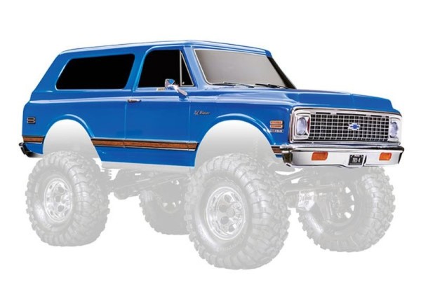 9130-BLUE Traxxas Karosserie Chevrolet Blazer 1972 Blau Komplett