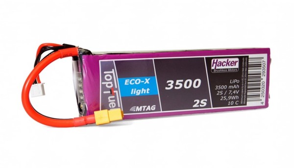 Hacker Topfuel LiPo 10C-ECO-X Light 3500mAh 2S MTA