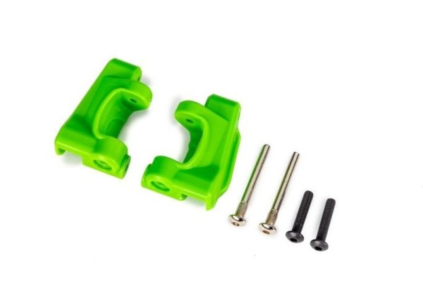 9135-GRN Traxxas Caster-Blocks Links/Rechts Grün Bandit, Drag Slash