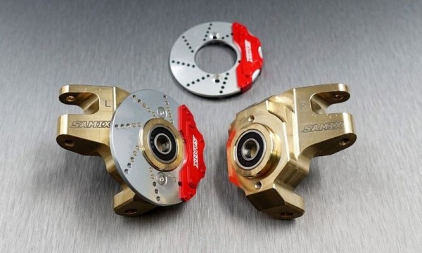 Samix brass heavy steering knuckle gold color with