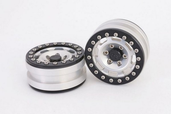 ABMT2035SB Beadlock Wheels PT-Vintage Silver/Black