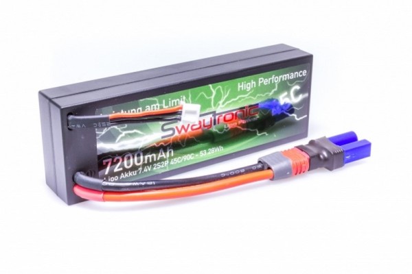 SWAY- Batterie LiPo 2S 7.4V 4000mAh 35C/70C EHR-2P