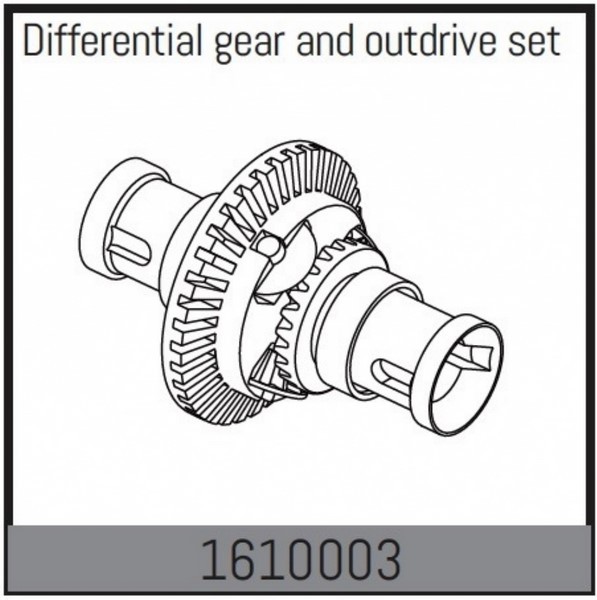 AB1610003 Absima Differential gear and outdrive se