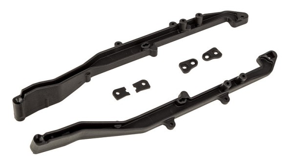 71177 Team Associated RC10SC6.4 FT Side Rails and Tower Wedges, carbon