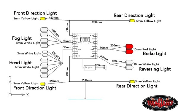 RC4WD 1/14 Loader LED Lighting System