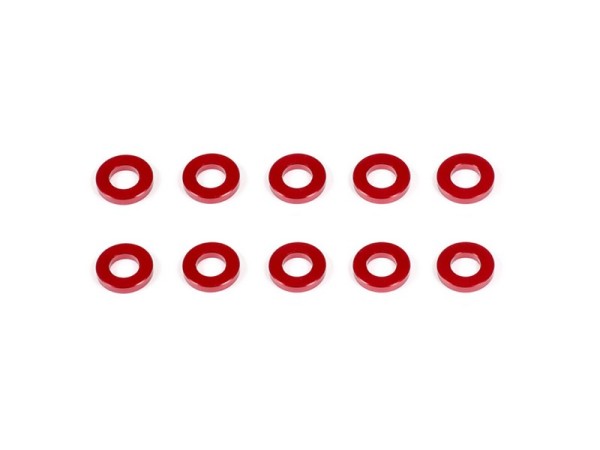 INFINITY ALUMINUM WASHER 3x6x1.0mm (Red/10pcs)